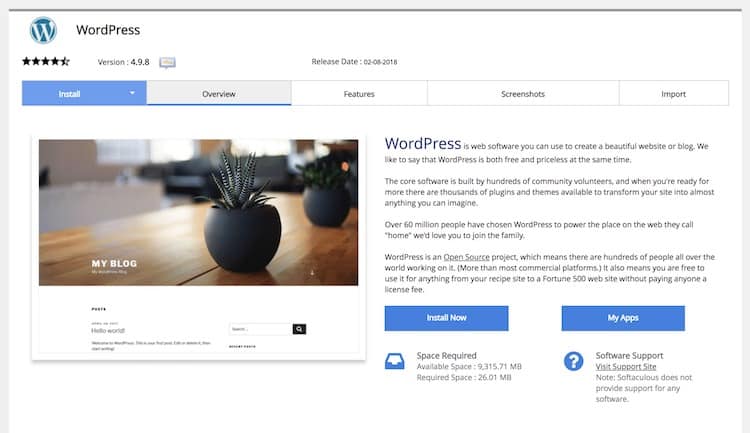 Cara memasang WordPress menggunakan cPanel